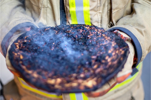 Svidd pizza Grandiosa