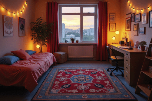 Bilde av et trygt og koselig studenthusrom